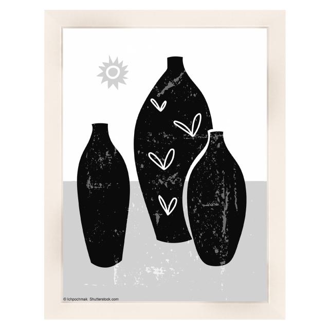 Rám Liv Bílý 15x20 cm - Pasparty Bílý 4x6 inches