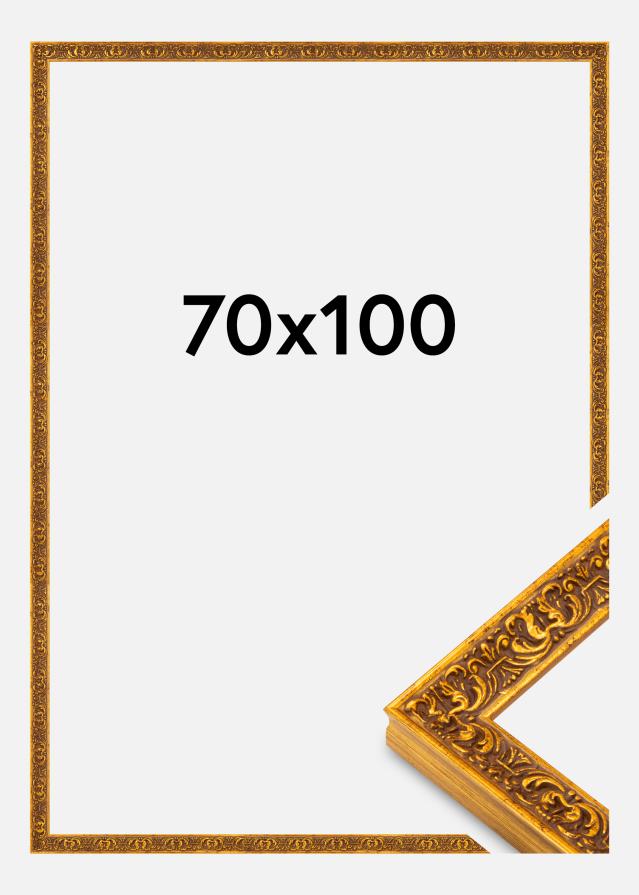 Rám Amber Akrylátové Sklo Zlatá 70x100 cm