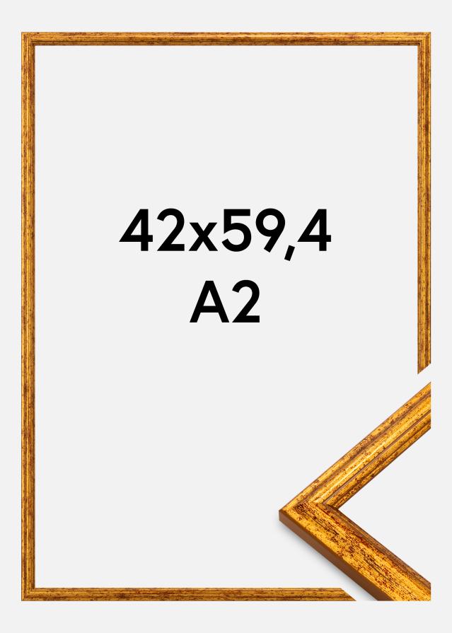 Rám Claudia Akrylglas Zlatá 42x59,4 cm (A2)