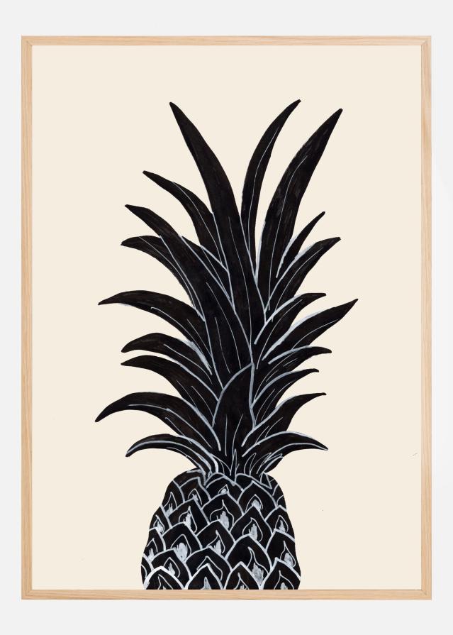 Black Pineapple Plakát