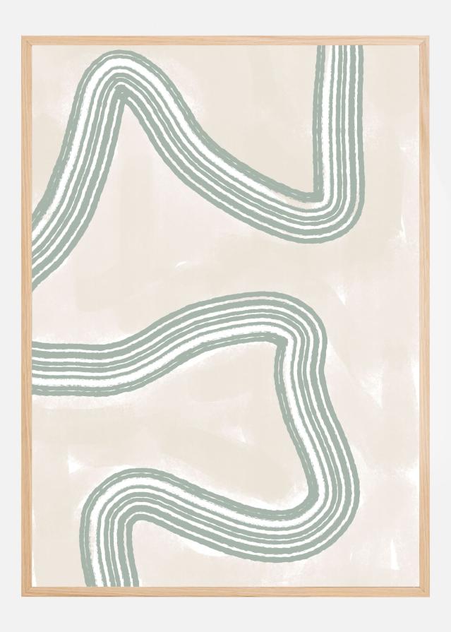 Abstracto Twist Plakát