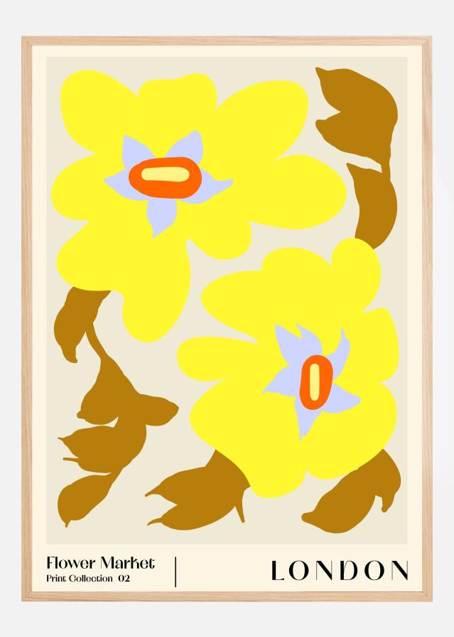 Flower Market. London Plakát