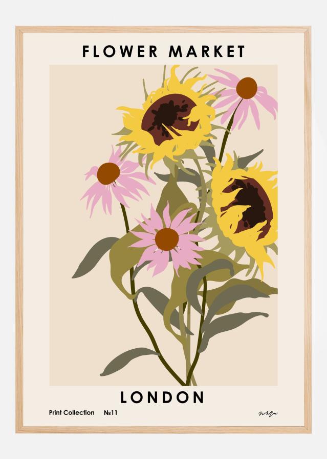 Flower Market. London Plakát