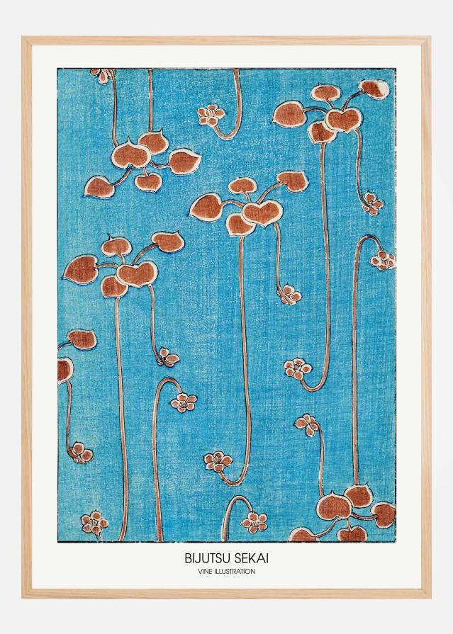 Vine Illustration Plakát