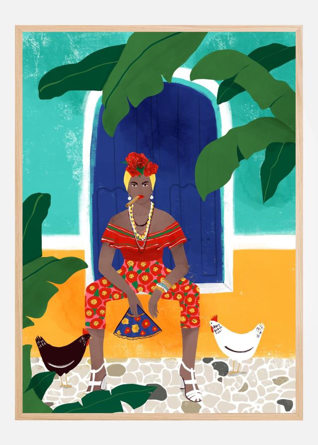 Femm au cigare Plakát