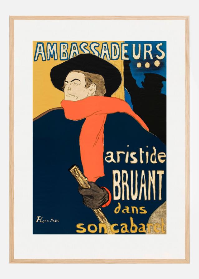 Ambassadeurs Aristide Bruant Dans Son Cabaret (1892) Plakát