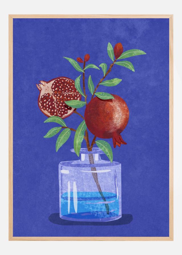 pomegranate in Vase Plakát