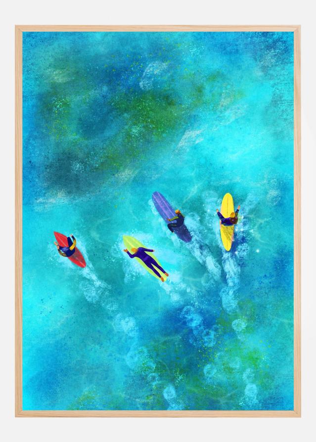 Surfer Dudes Plakát