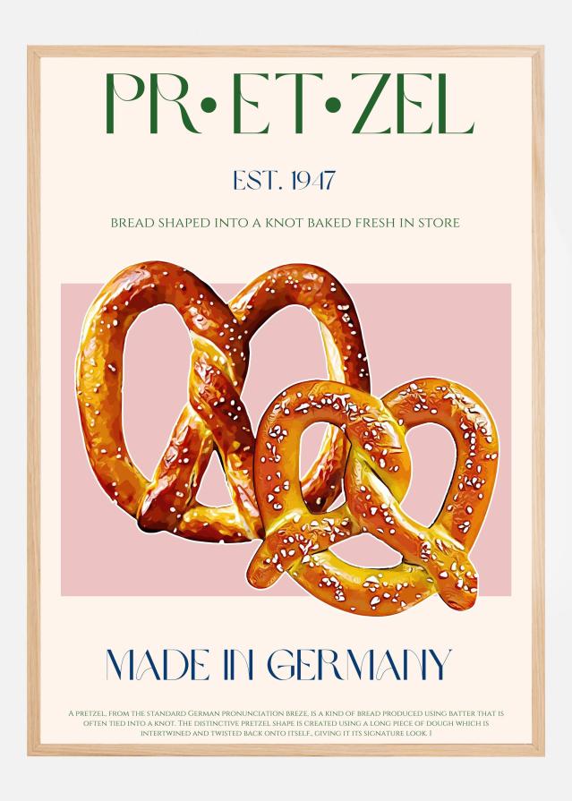 Pretzel Print Plakát