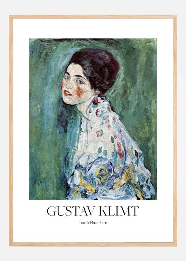 PortrAct Einer Dame (1916a1917) Plakát