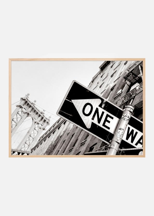Manhattan Bridge One Way Plakát