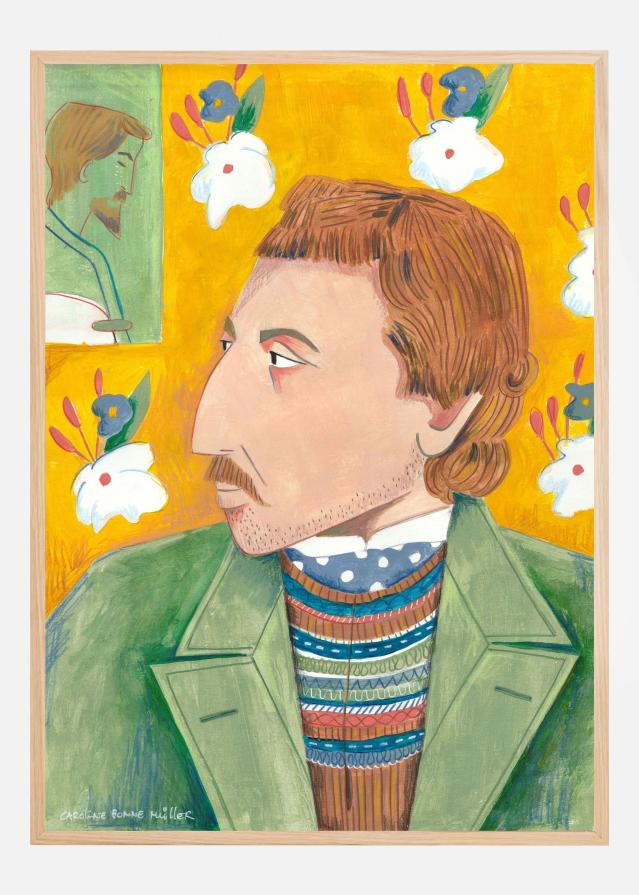 Paul Gauguin portrait Plakát