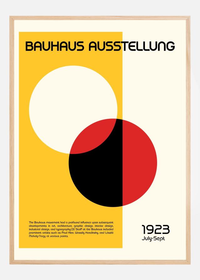 Bauhaus Ausstellung Plakát