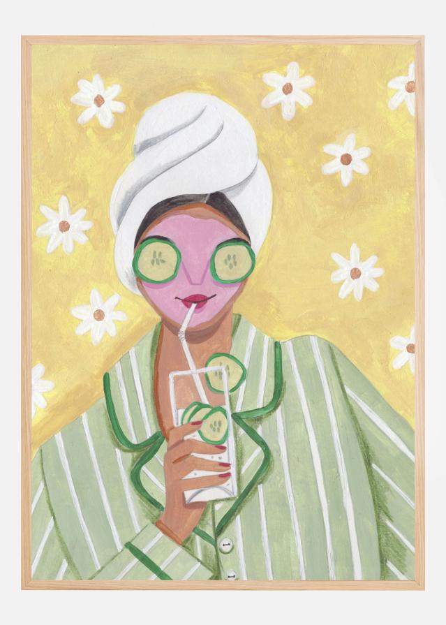 Woman Relax Time Plakát