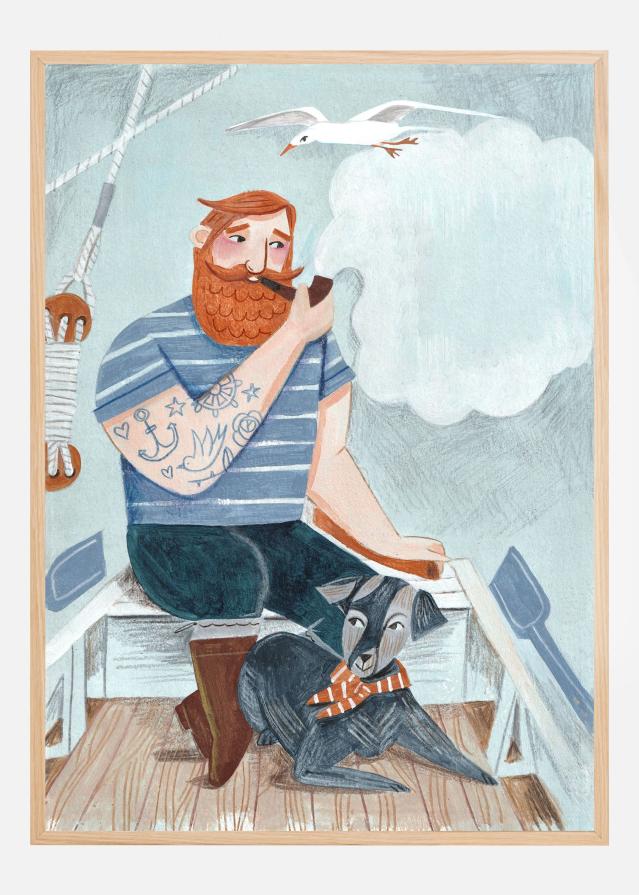 Skipper and Dog Plakát