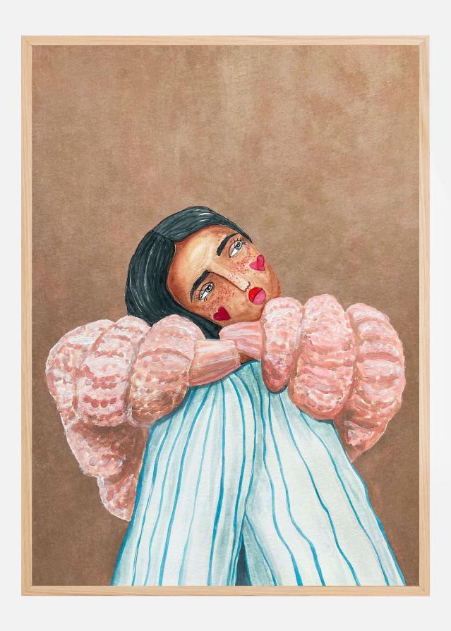 Dreaming girl Plakát