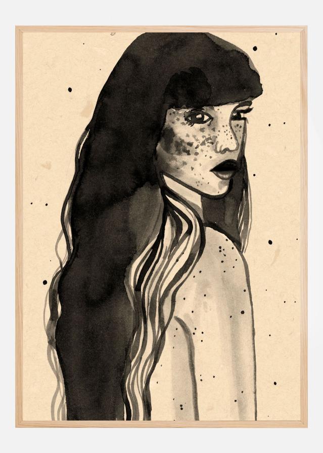 Long Hair Lady Plakát