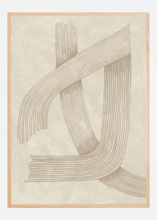 Abstract Sophisticated Line 01 Plakát