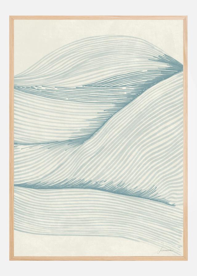 Ocean in lines 02 Plakát