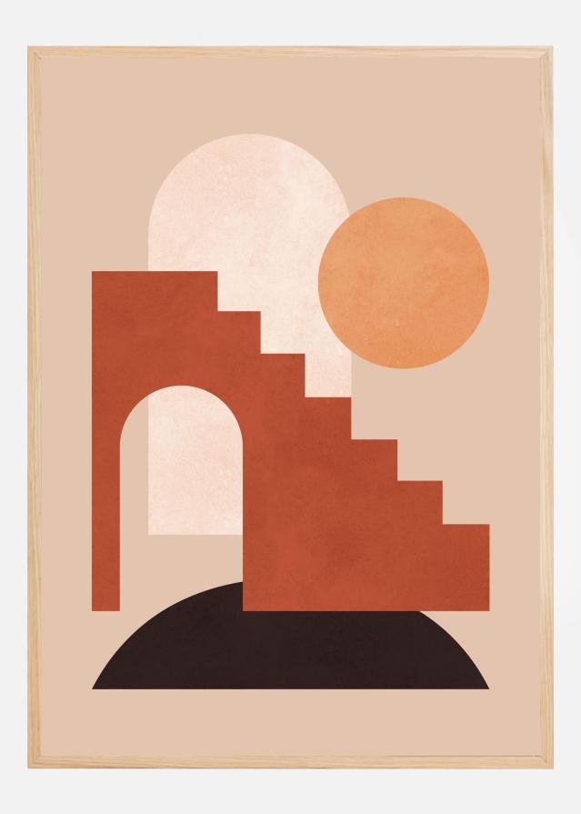 Geometric composition 4 Plakát