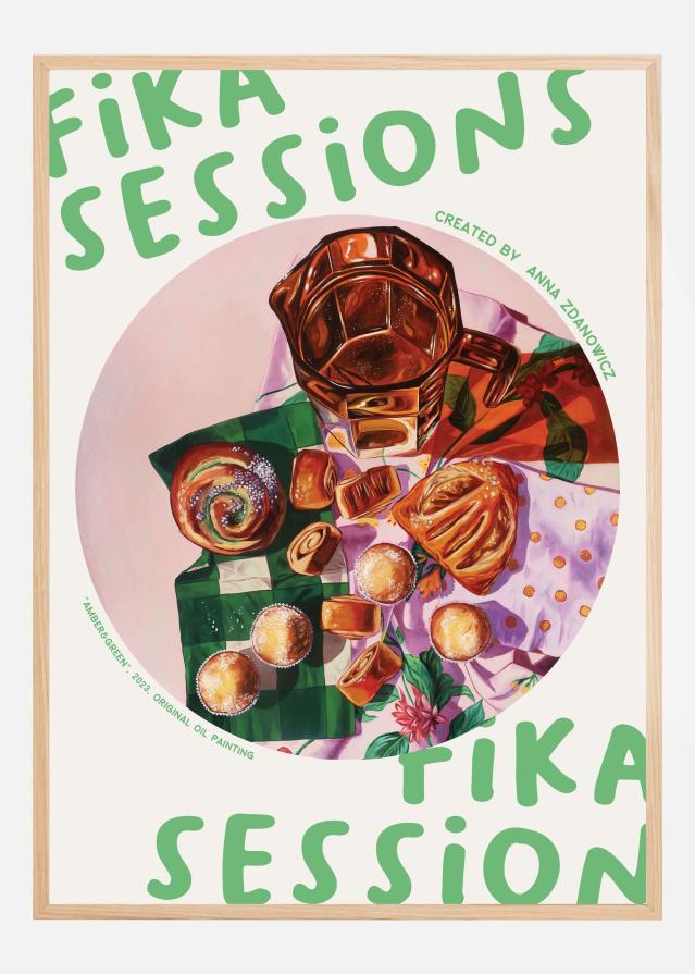 Amber and Green Plakát