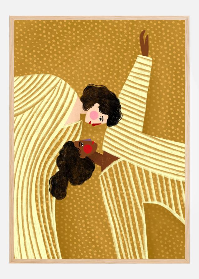 Two Line Women Plakát