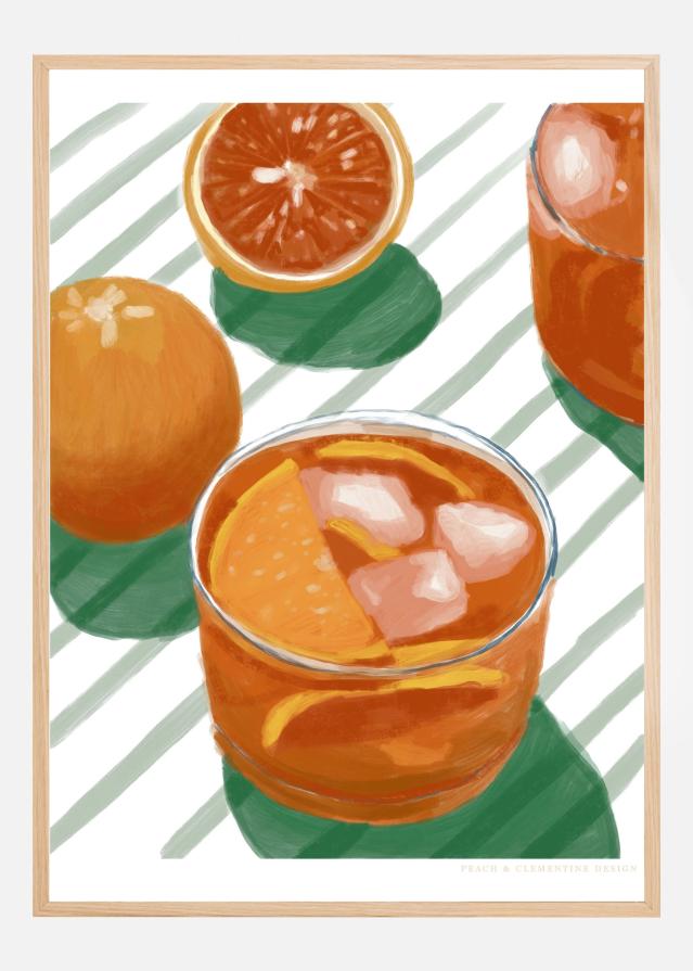 Pandc Cocktailandstripes Copy 2 Plakát