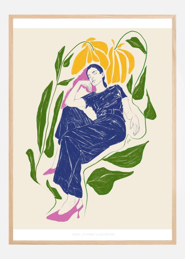 Jlr Quiet in the garden Plakát