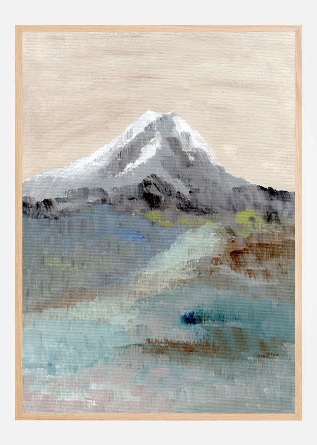 Calm mountainscape Plakát