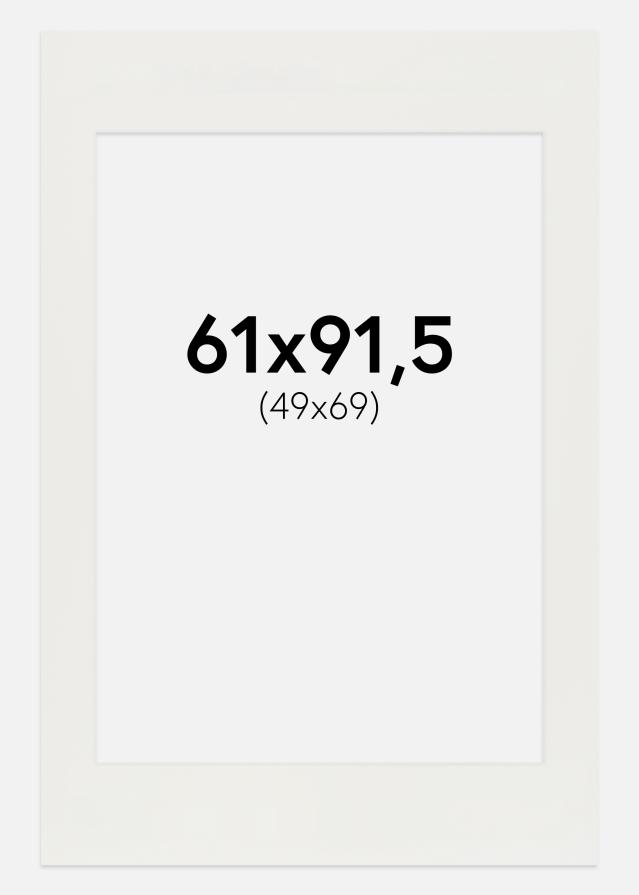 Pasparta Bílá 3 mm Bílý stred 61x91,5 cm (49x69)