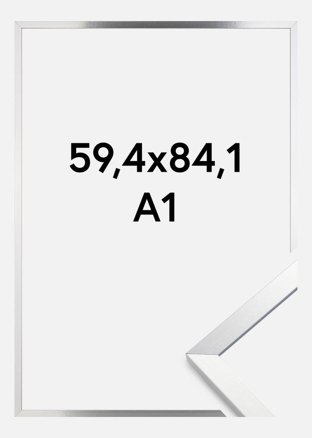 Rám Trendy Akrylové sklo Stříbrný 59,4x84,1 cm (A1)