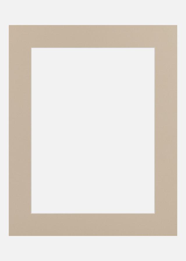 Paspartu Fossil (Bílé Jádro) 40x50 cm (28,7x41 - A3)