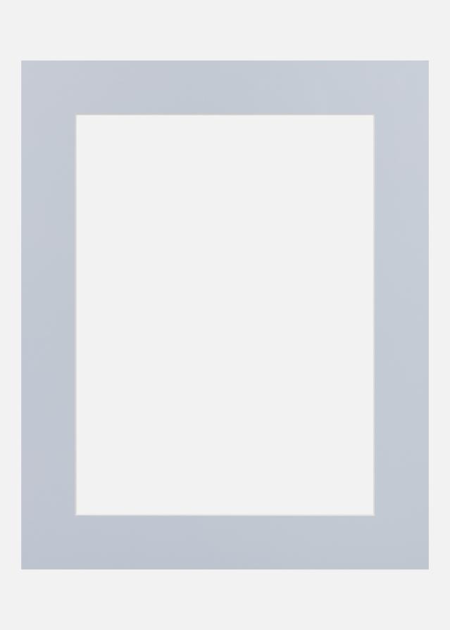 Paspartu Blue Satin (Bílé Jádro) 40x50 cm (29x39)