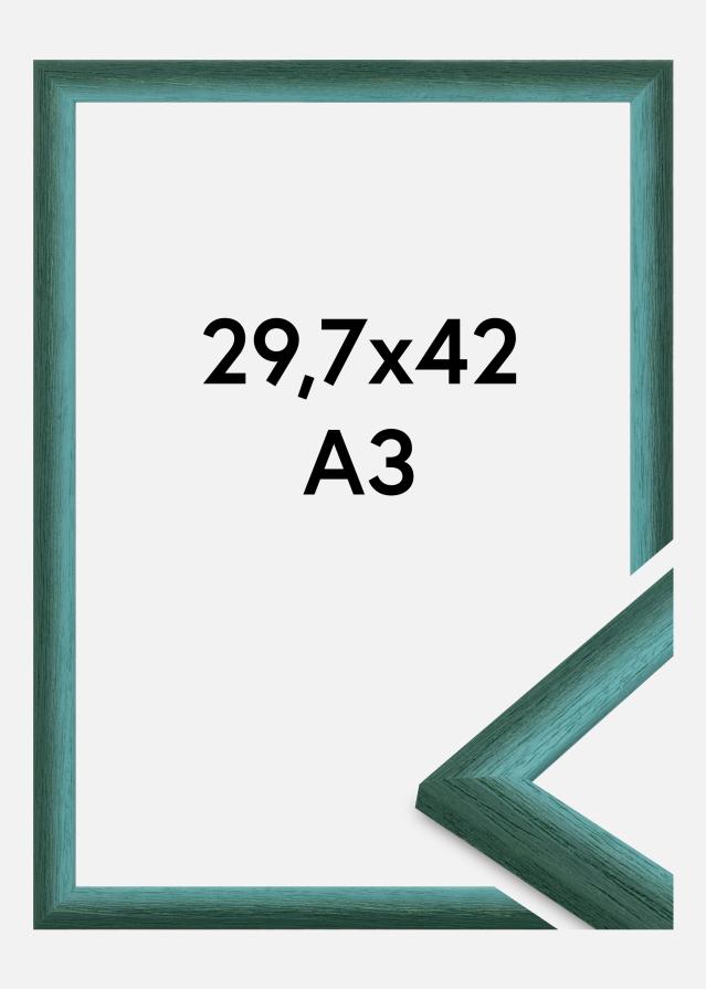 Rám Cornwall Akrylové sklo Tmavě zelená 29,7x42 cm (A3)