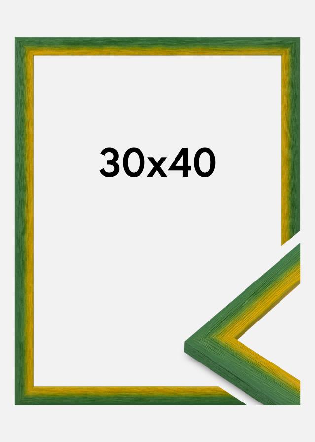 Rám Cornwall Akrylové sklo Zelená 30x40 cm
