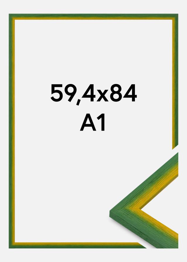 Rám Cornwall Akrylové sklo Zelená 59,4x84,1 cm (A1)