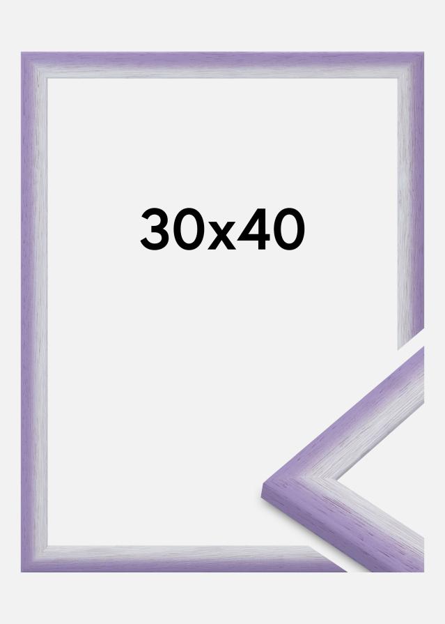 Rám Cornwall Akrylové sklo světle fialová 30x40 cm
