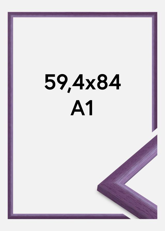 Rám Cornwall Akrylové sklo Fialová 59,4x84,1 cm (A1)