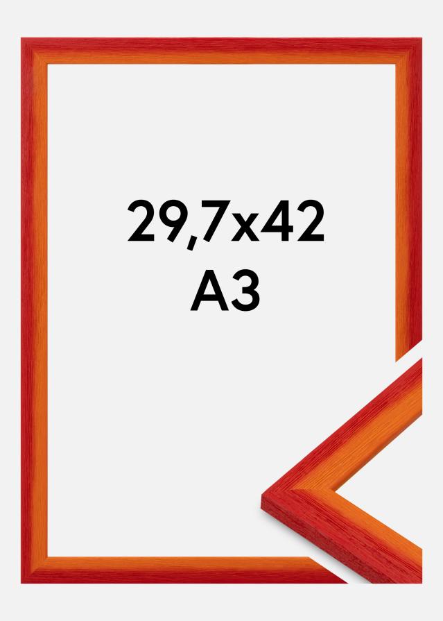 Rám Cornwall Akrylové sklo Červený 29,7x42 cm (A3)
