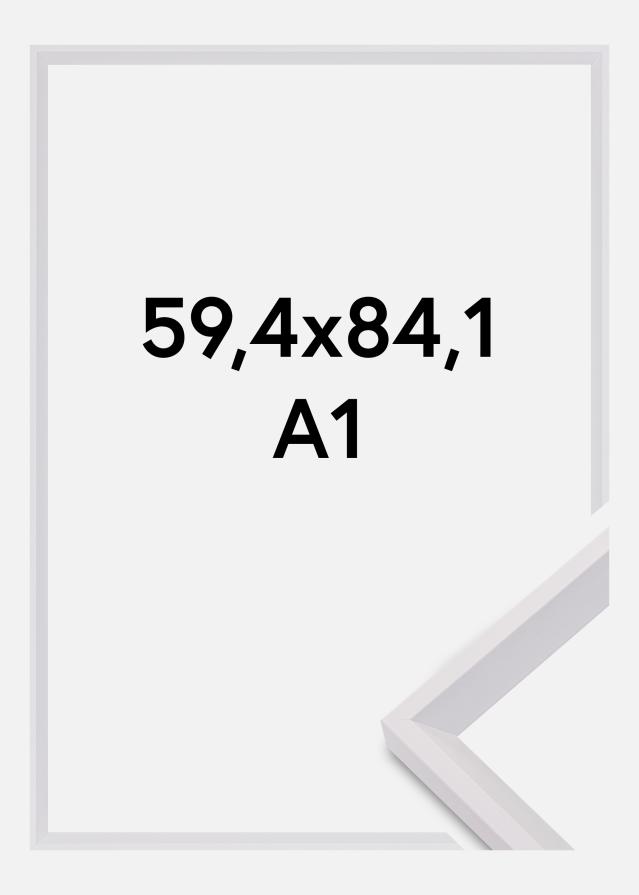 Rám Globe Akrylové sklo Bílá 59,4x84,1 cm (A1)
