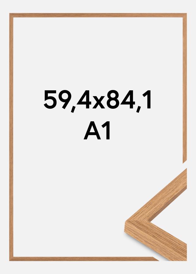 Rám Modern Akrylové sklo Teak 59,4x84,1 cm (A1)
