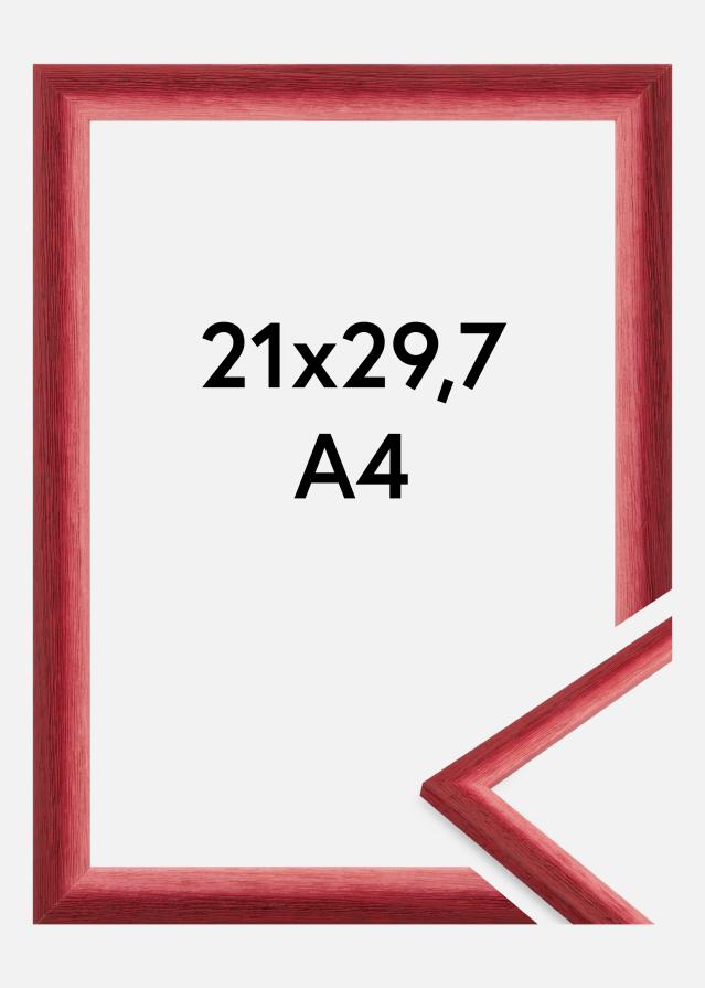 Rám Cornwall Akrylové sklo Tmavě červená 21x29,7 cm (A4)
