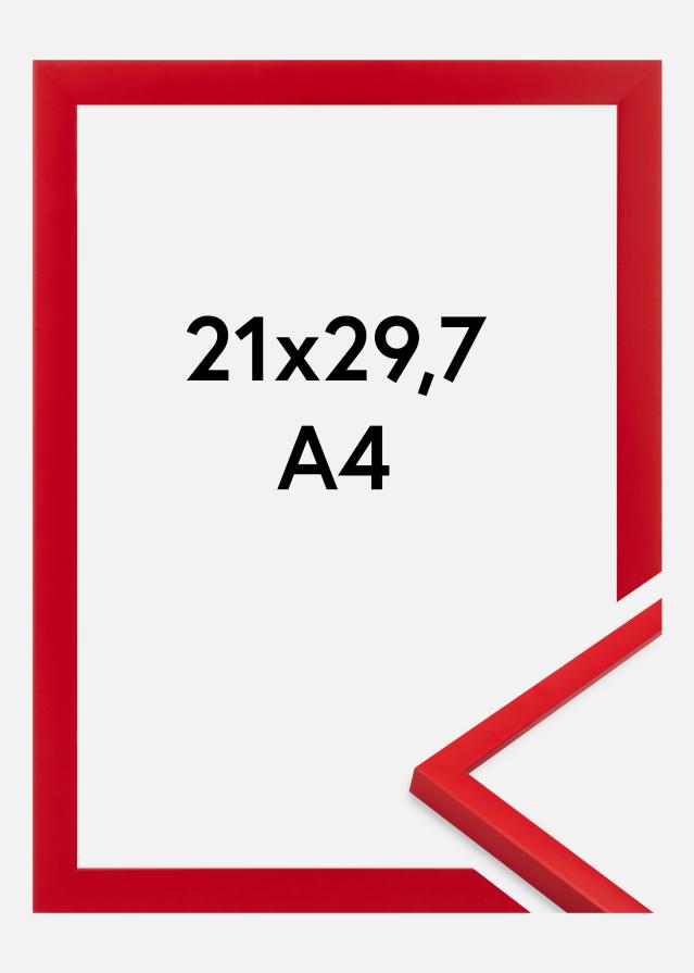 Rám Kent Akrylové sklo Červený 21x29,7 cm (A4)