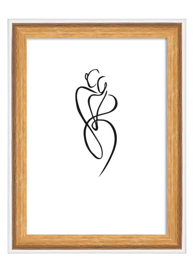 Rám Silhouette Ořech 10x15 cm