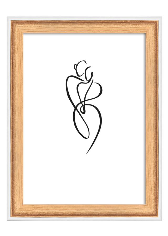 Rám Silhouette Dub 10x15 cm