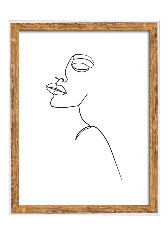 Rám Silhouette Ořech 15x20 cm