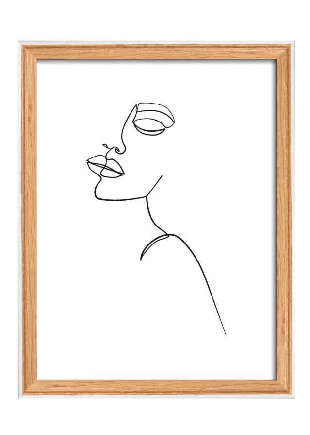 Rám Silhouette Dub 15x20 cm