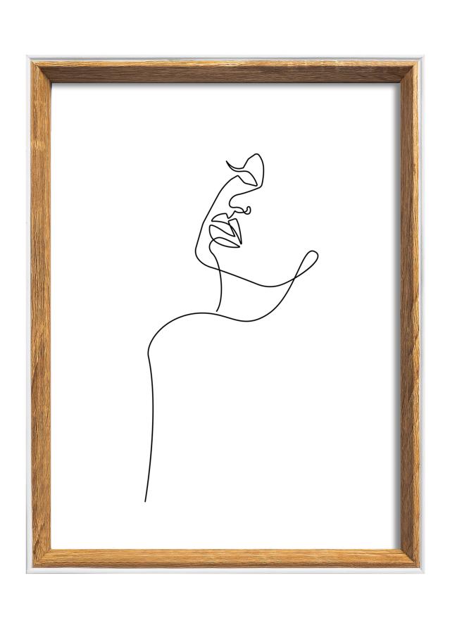 Rám Silhouette Ořech 18x24 cm