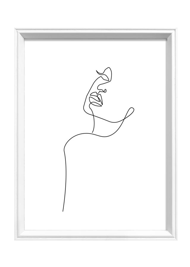 Rám Silhouette Bílá 18x24 cm