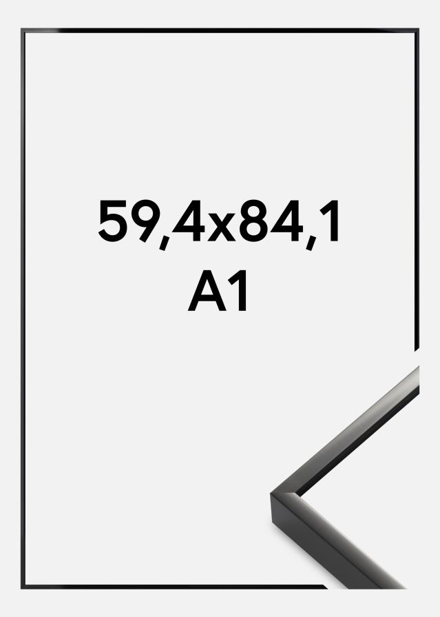 Rám Nielsen Premium Alpha lesklá Černá 59,4x84,1 cm (A1)